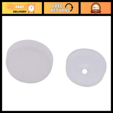 Large White Flat Snap Cap Screw Covers - 100 Pack, DIY Home Improvement, Fastene