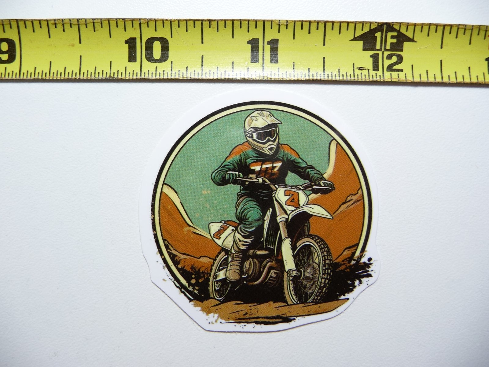 Motorcycle Mud Lover Team Vet Sticker Decal