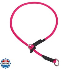 Martingale Dog Collar   High-Strength Nylon Slip Collar Dog Training Rope wit