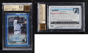 2020 Bowman Chrome Prospects Blue Refractor /150 Jerar Encarnacion BGS 9.5 Auto