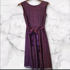 tahari purple dress