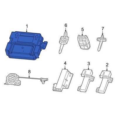 Ram 56029864AE Keyless Entry Receiver