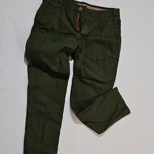Under Armour Mens Green Solid Casual tactical Pants Straight taper Fit L 34x30