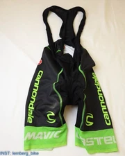 Castelli Cannondale cycling bib shorts size S