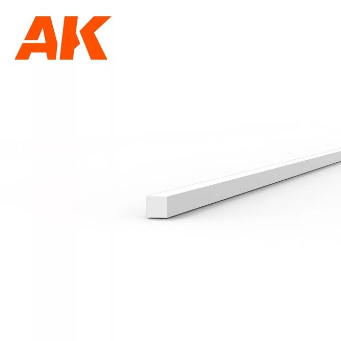 Ak Interactive Ak6507 - Strips 0.50 x 0.50 x 350mm - Styrene Strip