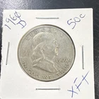 1960-D Franklin Half Dollar 50C Business Strike 90% Silver (0.9) KM#199
