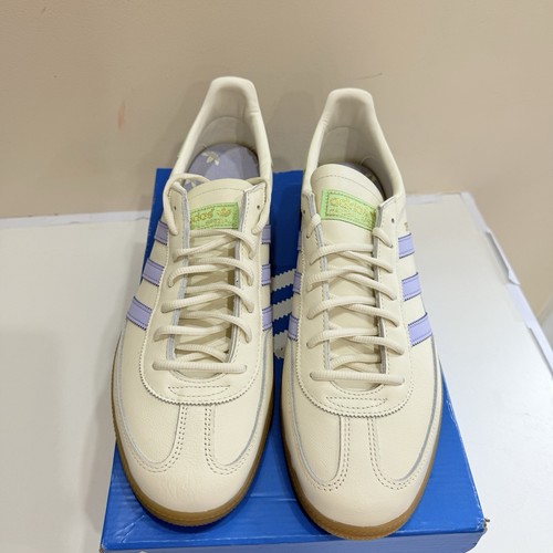 Adidas Handball Spezial Off White Violet Green Mens Size US 10 Shoes Sneakers ✅ - Picture 9 of 13