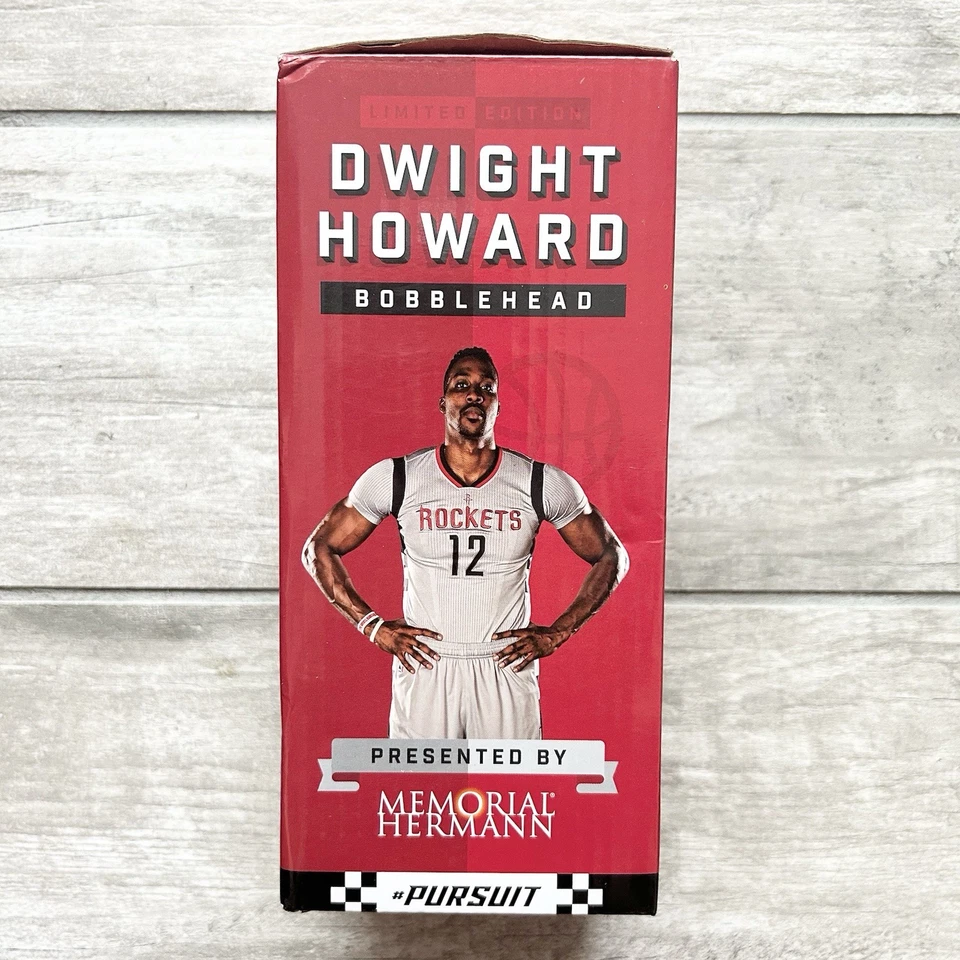 2016 Houston Rockets SGA Дуайт Ховард серый Джерси качающаяся голова новый в коробке - Изображение 2 из 4