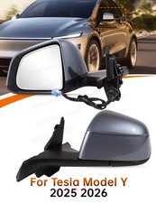 Left Side Mirror Silver W Auto Dim For Tesla Model Y 2025-2026 2130969-00-a Left Side Mirror Silver W Auto Dim For Tesla Model Y 2025-2026 2130969-00-a