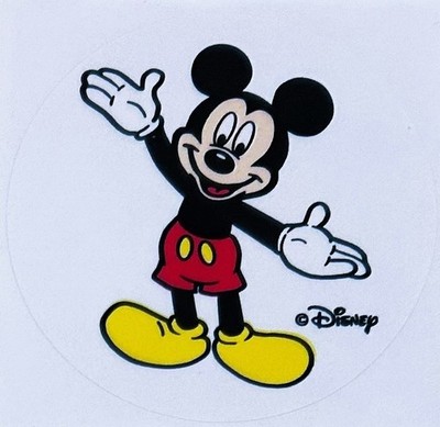 Mickey Mouse Character 2'' Sticker Walt Disney World Theme Park Exclusive  - New