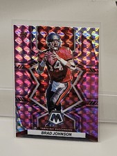 2022 Panini Mosaic - Brad Johnson #188 Camo Pink Mosaic Prizm