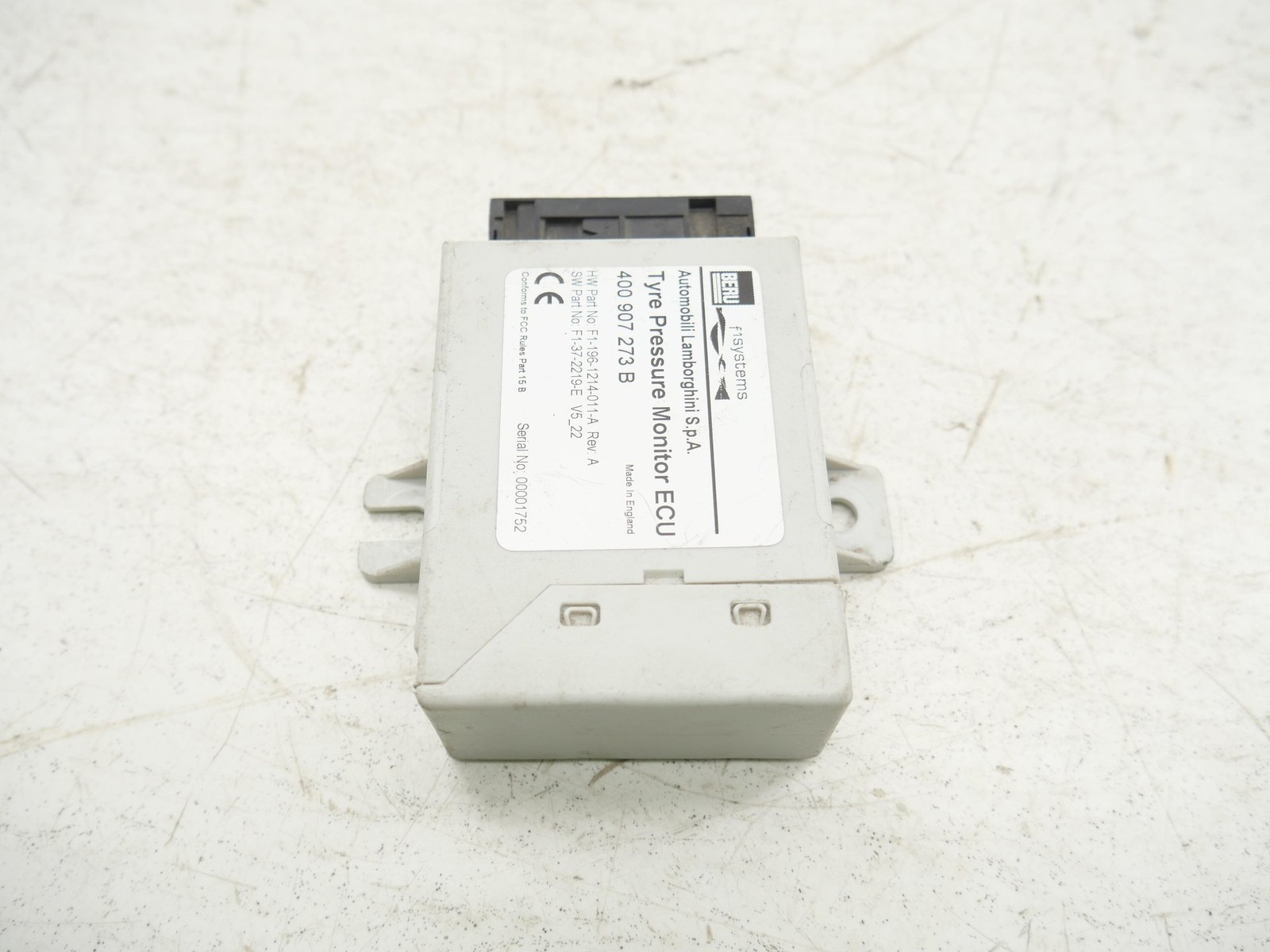 Used Tire Pressure Monitor Sensor ECU 2009-2013 Lamborghini Gallardo LP570 OEM