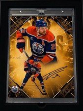 Fanatics Emanate Leon Draisaitl Oilers Autographed Serial 11/50 Card