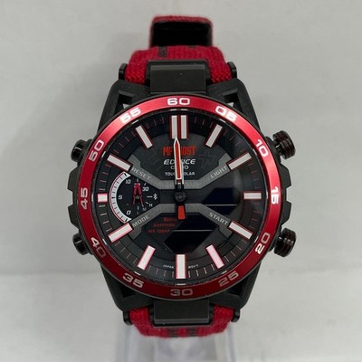 CASIO MF Ghost ECB-2000MFG Red Case Size 5cm Unisex Used Watch #41030