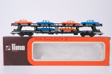 Lima H0 9054 Autotransporter mit 6 Autos (51 80 98-80 021-3) DB