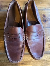 Polo Ralph Lauren Driving Penny Loafer Brown Leather Reynold Size 11.5D 11721