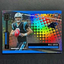 Will Grier 2019 Panini Unparalleled Rookie #218 Carolina Panthers (RC) 🏈 