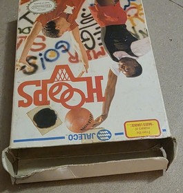 Hoops (Nintendo Entertainment System, NES, 1989) Cib Complete - Tested