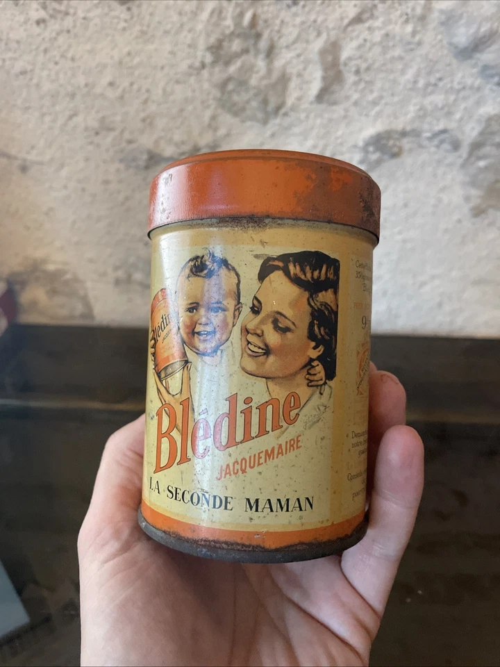 Boite ancienne lithographiée  BLEDINE Jacquemaire  Illus Germaine BOURET - 350g - Photo 2/4