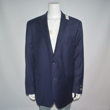 NWT JOS A BANK Signature Tailored Fit 100 Wool Navy Blazer Sport Coat Sz 50XL
