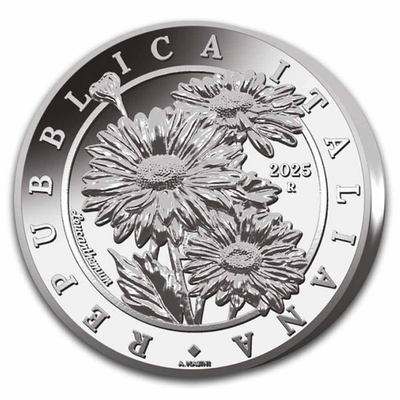 #ad #ad 2025 Italy 1 oz Silver Flora and Fauna BU The Daisy $138.26