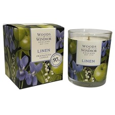 Image of Woods of Windsor Fragranced Candle 150g Linen