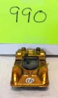 1968 Hot Wheels Redline Chaparral 2G Gold #66 Vintage Mattel USA (No Wing)