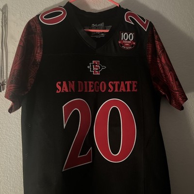 Men s Retro brand Size Small SDSU Aztecs Penny Jersey #20 Aztec Football Jersey