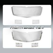 Mesh Front Grille Fits 2007-2014 Cadillac Escalade Chrome Stainless Steel Grill Mesh Front Grille Fits 2007-2014 Cadillac Escalade Chrome Stainless Steel Grill