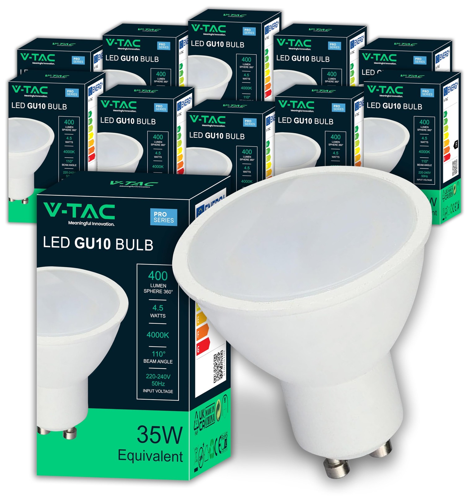 Ampoule LED GU10 anti-scintillement pour remplacer vos spots halogènes 35W grillés