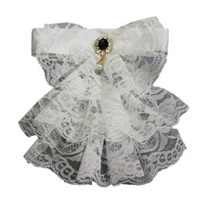 Victorian Neck Collar Cosplay Accessories Vampires Punk Ruffled Lace Collar