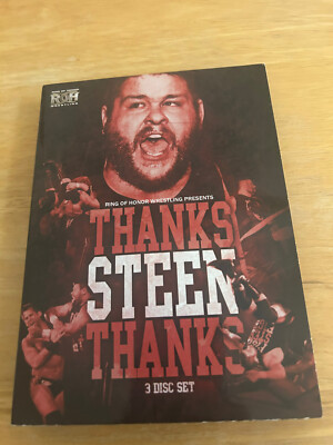 ROH Ring of Honor Wrestling THANKS STEEN THANKS 3 Disc Set Kevin Owens WWE