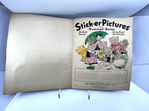 1941 Merrill-3 kleine KÄTZCHEN-Peter HASE-SAMBO-Kinder AUFKLEBER Bk WW2 Ära - Bild 10 von 16