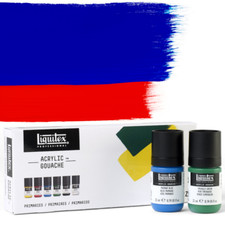 Liquitex Professional Acrylic Gouache Primary Set (6 x 22ml)