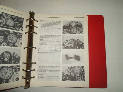 1985 Suzuki GV1200GL Servicio Reparación Manual Binder Concesionario OEM Book 85 - Imagen 10 de 12