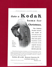 Original 1906 KODAK POCKET CAMERA Christmas Advertisement 6" x 9"
