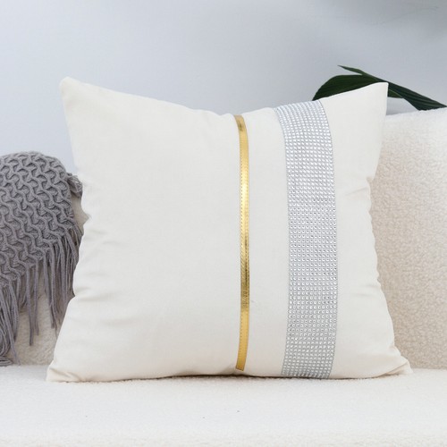 Luxus Samt Kissenhülle Kissenbezug Kopfkissenbezug Sofakissen Neu 45cm 50cm 55cm - Bild 9 von 19