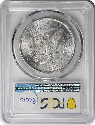 Dólar de plata Morgan 1885-O MS65 PCGS - Imagen 2 de 2