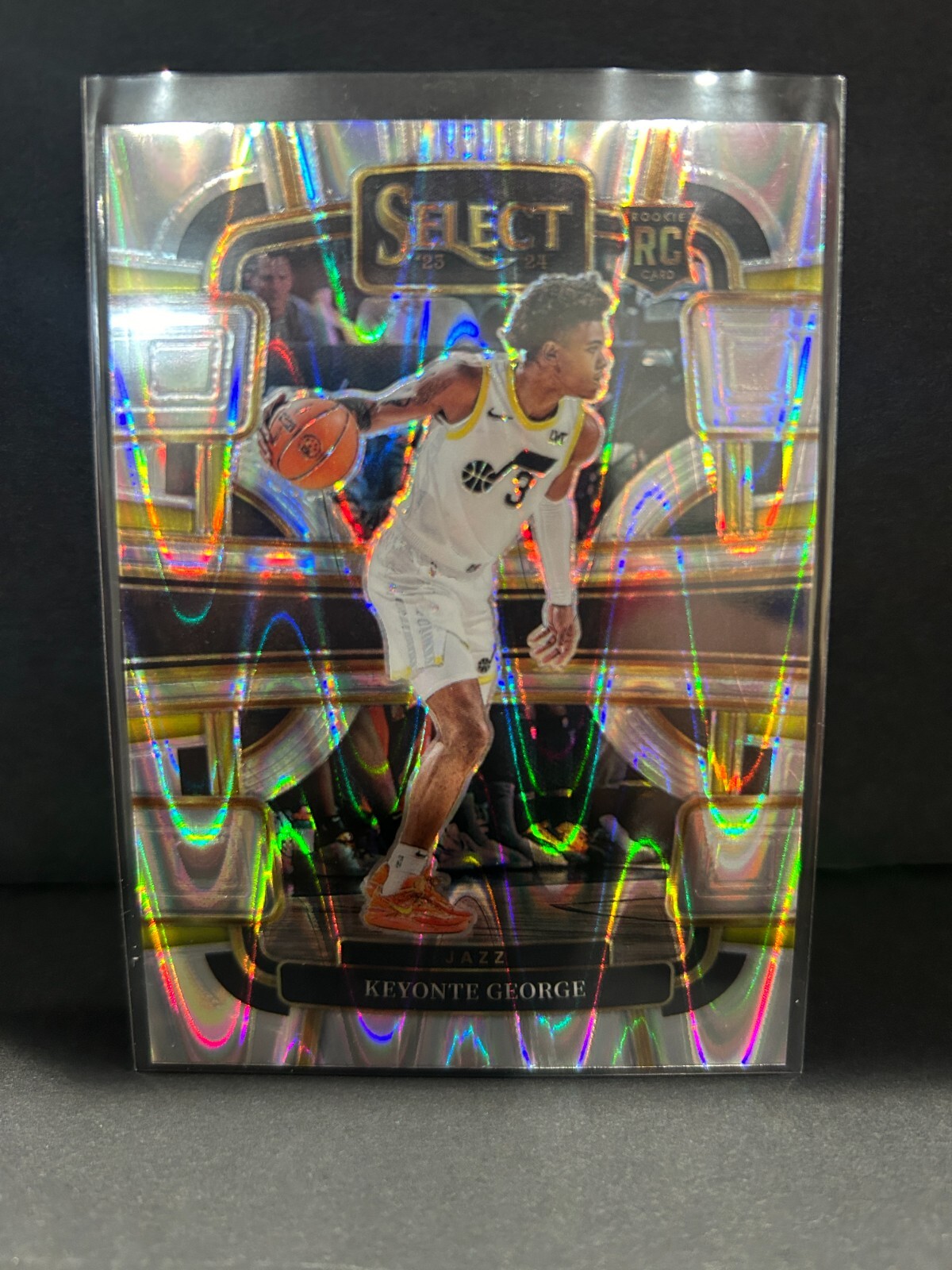 2023-24 Panini Select Keyonte George Tectonic Prizm Concourse Rookie RC #295