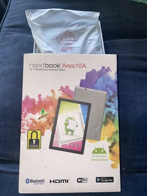 NISB NEW Nextbook Ares 10A Silver Tablet NX16A10132S PS 10.1''