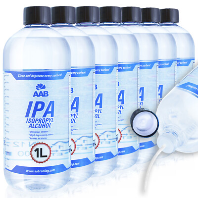 7x AABCOOLING IPA 1-L Isopropanol Isopropylalkohol Reiniger 2-Propanol 99,7%