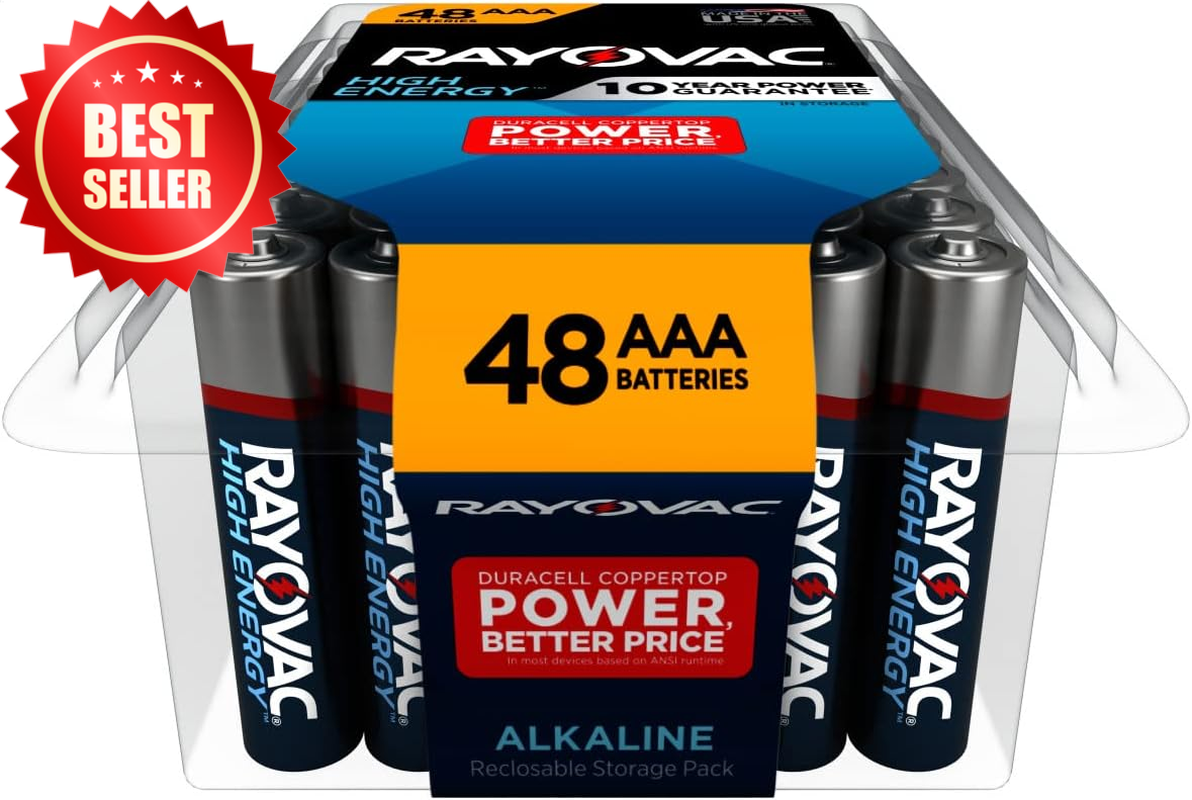 AAA Batteries, Triple a Battery Alkaline, 48 Count-image