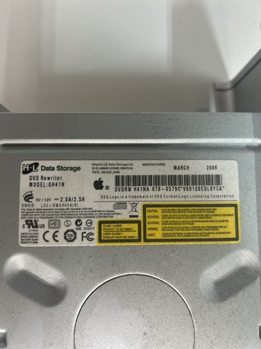 Apple Mac A1289 Pro GH41N Drive DVD SuperDrive 4,1 & 5,1 with Cage 805-7092 - Picture 3 of 4