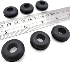 Rubber Grommets - For 5/8" Hole, 1/8" Thick Panel Material, Has 3/8" ID