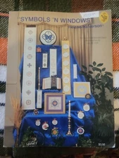 Symbols 'N Windows Counted Cross Stitch by Helene Halverson 