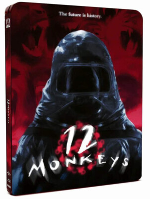 ''12 TWELVE MONKEYS'' - Terry Gilliam SciFi Kult - ltd BLU RAY STEELBOOK (engl.OV)