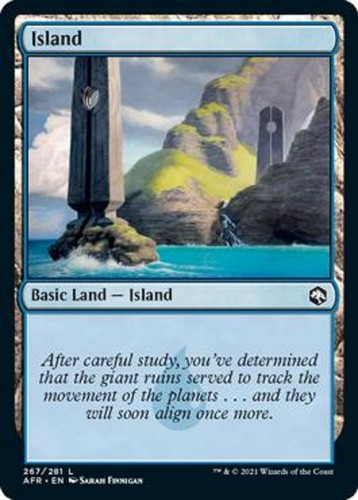 FOIL* Island (2510) Secret Lair D&D: Lands of the Forgotten Realm