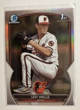 2023 Bowman Draft Chrome Levi Wells 1st Refractor