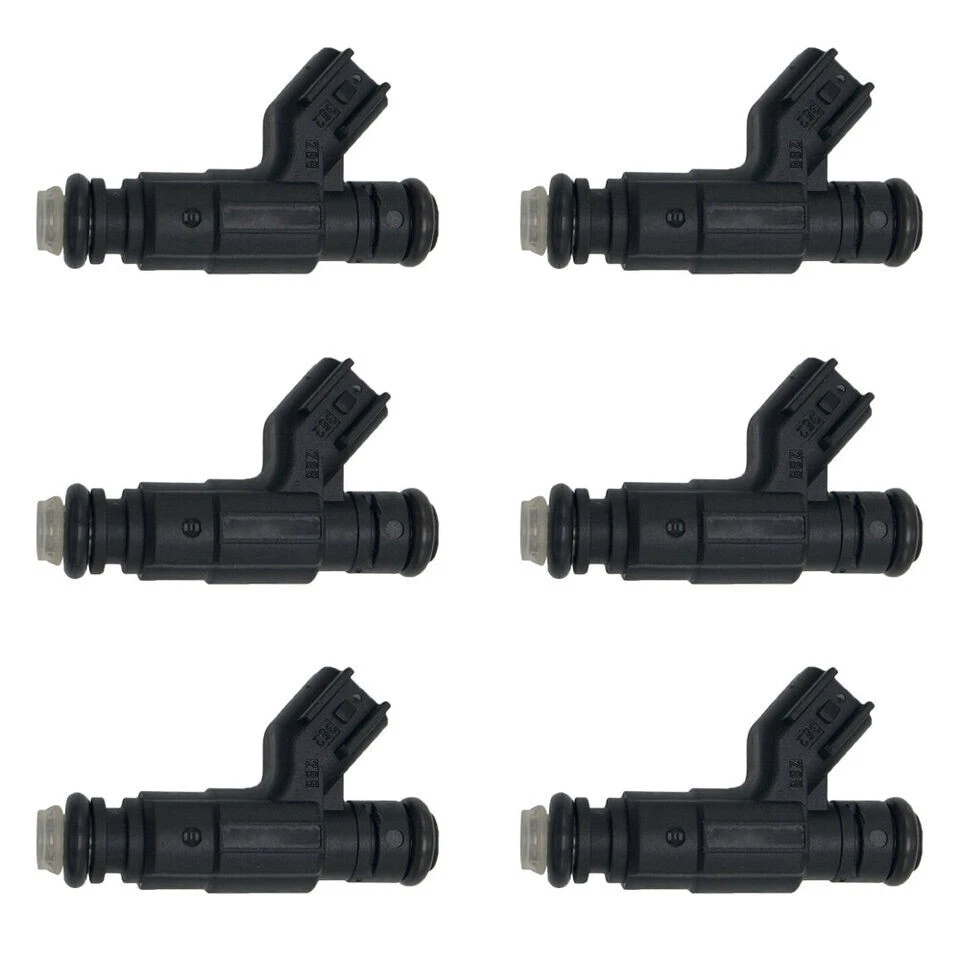 Inyector de combustible Bosch 6X fabricante de equipos originales compatible con Mercury Mountaineer 2005 4,0 L V6 #0280158056 Foto 4 de 4
