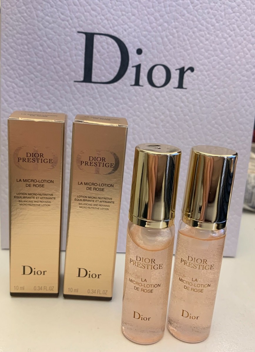 Dior PRESTIGE La micro-lotion de rose 20ml = 10ml x 2 | eBay